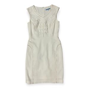 Antonio Melani Sz 6 White Lace Dress